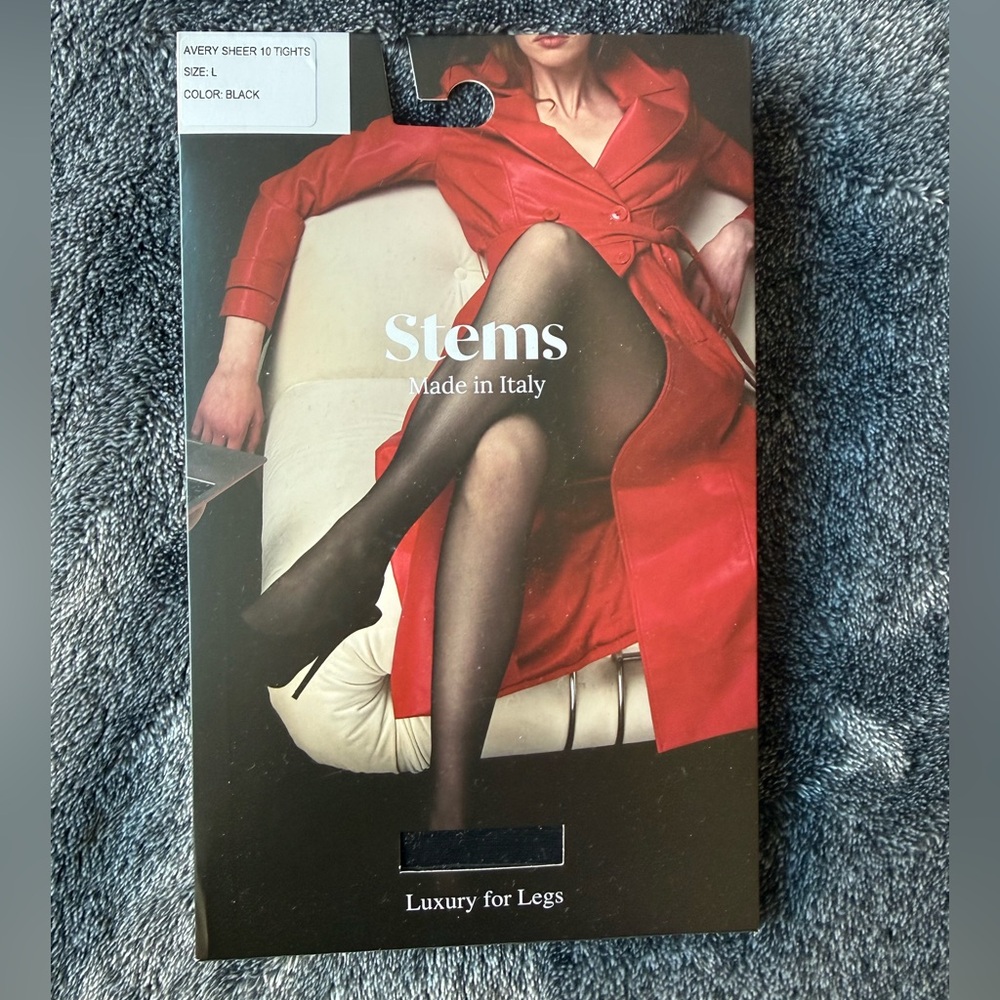 Stems Avery Sheer 10 Tights Black